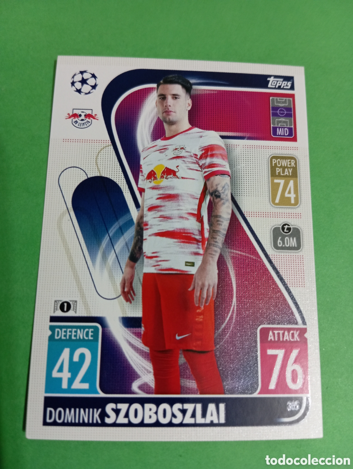 Trading cards: Szoboszlai RB Leipzig n&deg;305 / TOPPS MATCH ATTAX 2021/2022