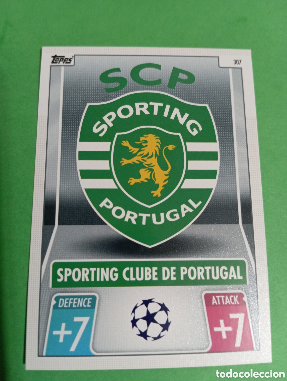 Trading cards: Escudo del Sporting de Lisboa n&deg;307 / TOPPS MATCH ATTAX 2021/2022