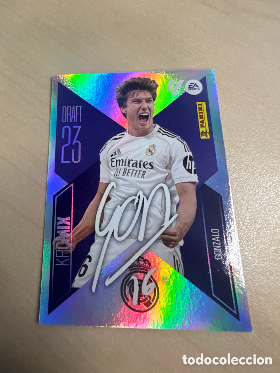 Trading cards: GONZALO REAL MADRID K9 DRAFT 23 KROMIX LIGA ESTE 2026/27 26-27 26 27 PANINI