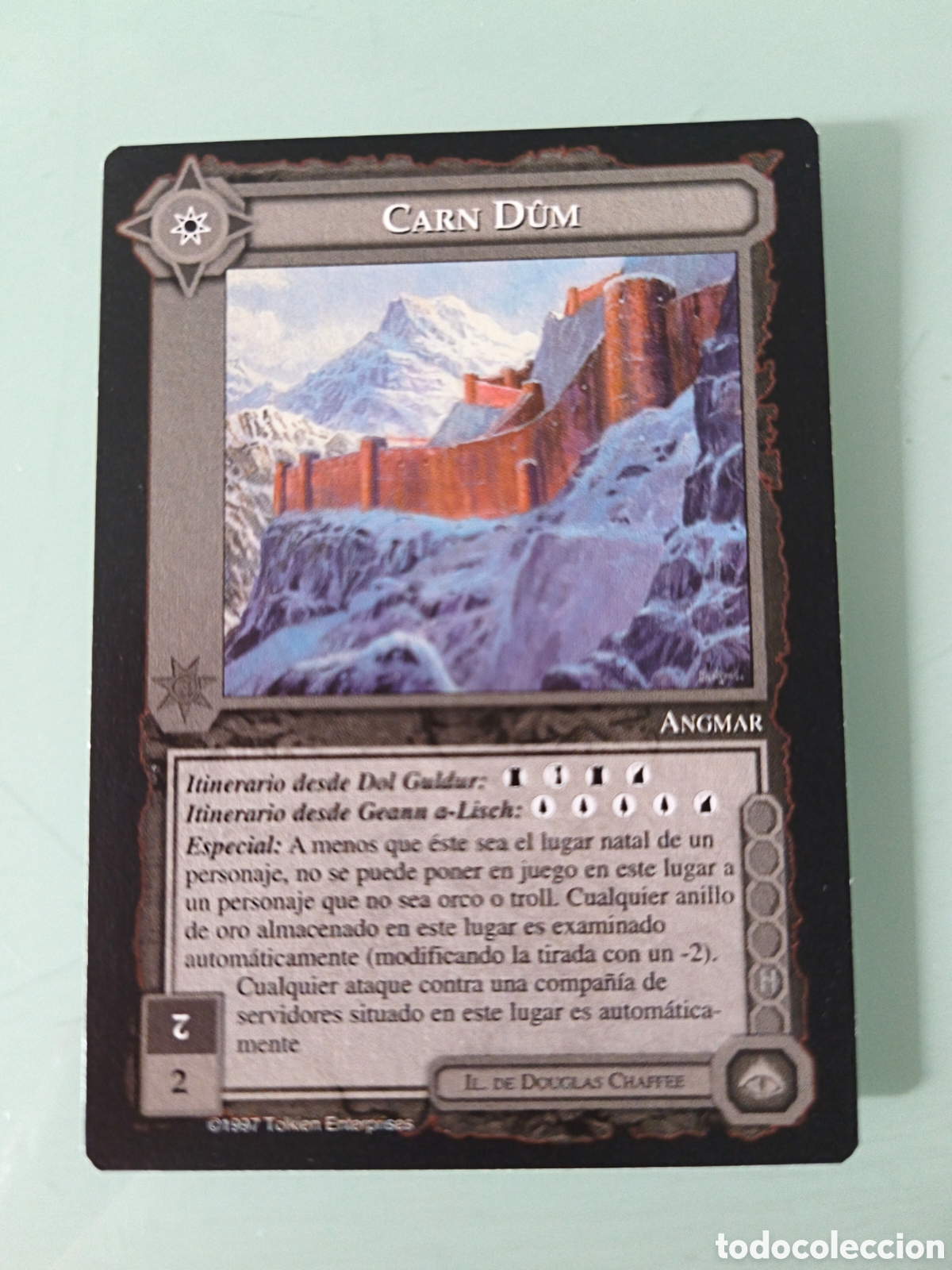 Trading cards: Carta Carn D&ucirc;m - Middle-earth CCG / SATM (1997) Angmar - Idioma Espa&ntilde;ol - Edici&oacute;n Especial Challenge