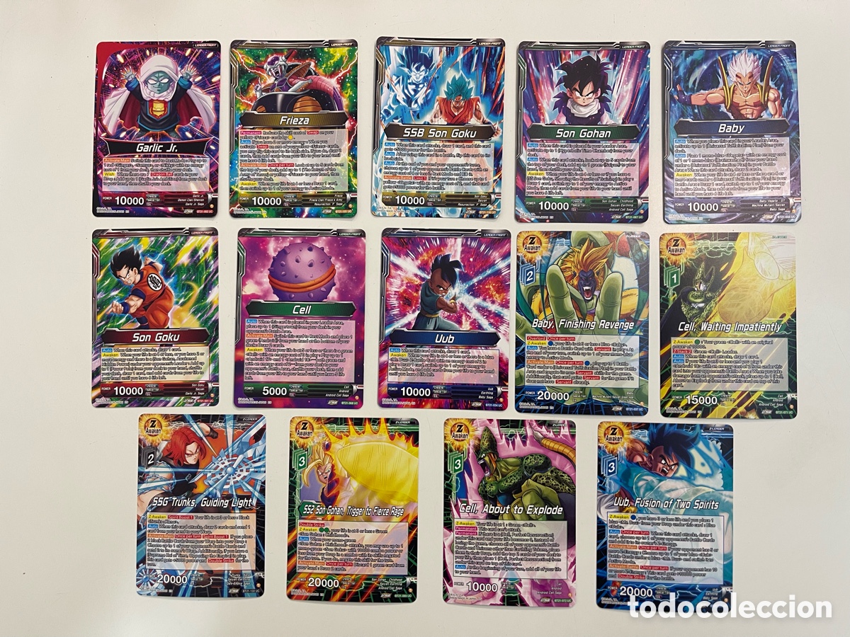 Trading cards: Lote 14 cards Dragon ball zenkai series Wild Resurgence