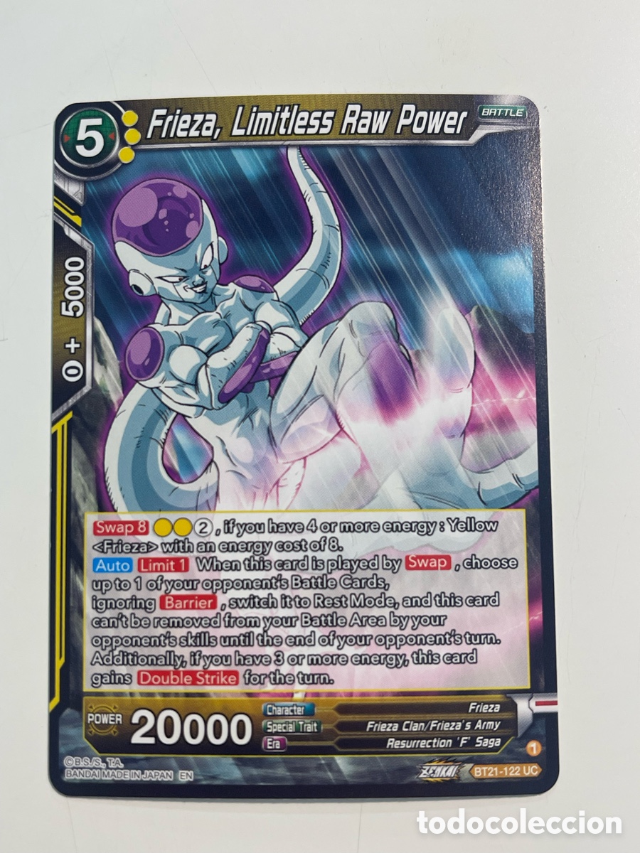 Trading cards: card Dragon ball zenkai series Wild Resurgence BT21-122UC