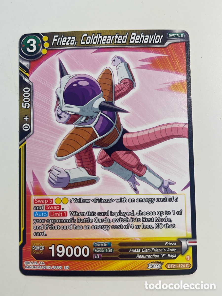 Trading cards: card Dragon ball zenkai series Wild Resurgence BT21-124UC