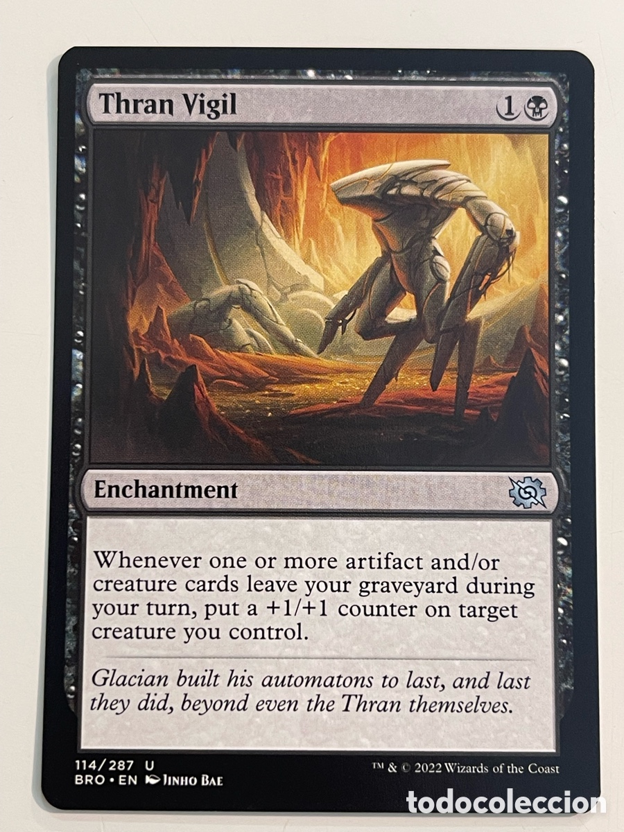Trading cards: card MAGIC the Gathering &rdquo;THRAN VIGIL&rdquo; The Brother's War ENG. #114