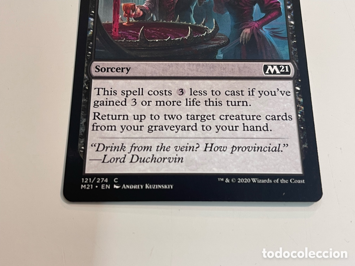 Trading cards: card MAGIC the Gathering &rdquo;WALKING CORPSE&rdquo; Core Set M21 ENG. #128 - Foto 2