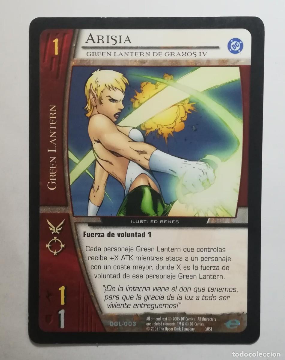 Trading cards: VS System DGL N&ordm; 003. Arisia. Green Lantern de Graxos IV. Green Lantern