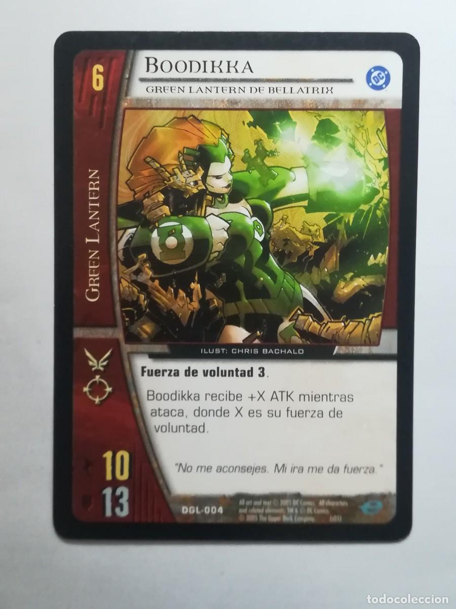 Trading cards: VS System DGL N&ordm; 004. Boodikka. Green Lantern Bellatrix. Green Lantern