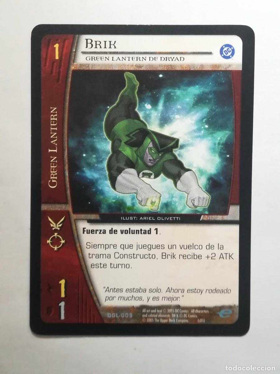 Trading cards: VS System DGL N&ordm; 005. Brik. Green Lantern de Dryad. Green Lantern