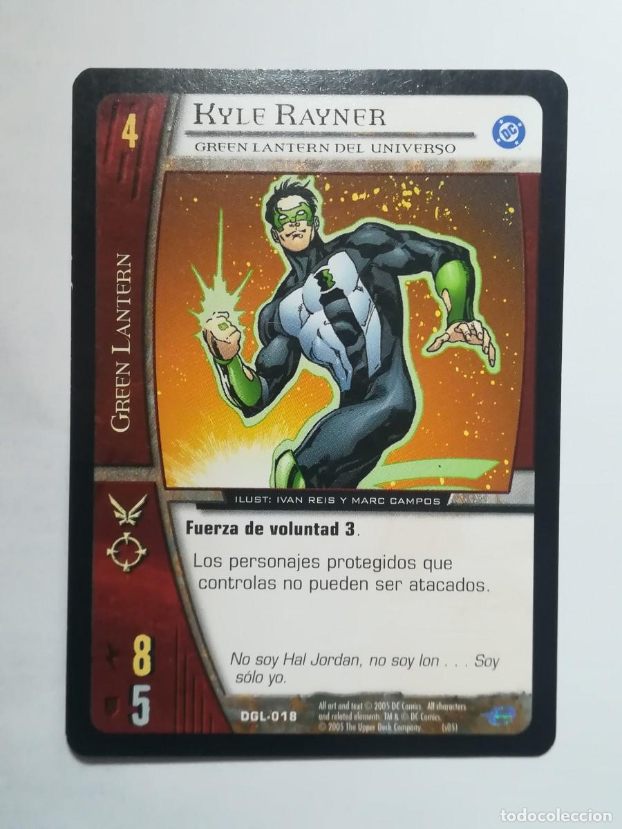 Trading cards: VS System DGL N&ordm; 018. Kyle Rainer. Green Lantern del Universo. Green Lantern