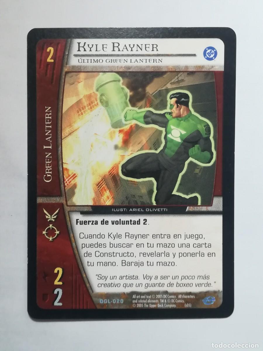 Trading cards: VS System DGL N&ordm; 020. Kyle Rainer. Ultimo Green Lantern. Linterna verde.