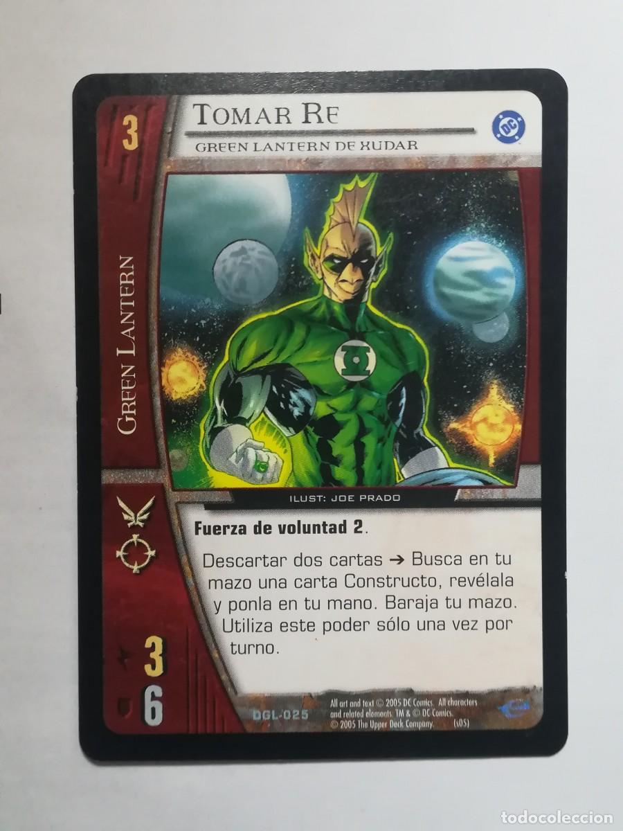 Trading cards: VS System DGL N&ordm; 025. Tomar Re. Green Lantern de Xudar. Green Lantern.
