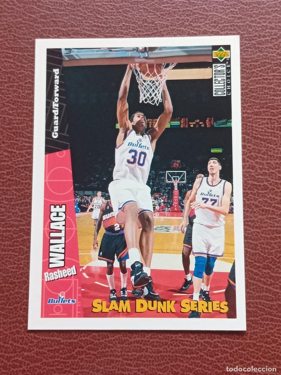 Trading cards: Card 40 Rasheed Wallace Upper deck 1996-97 Slam Dunk Series