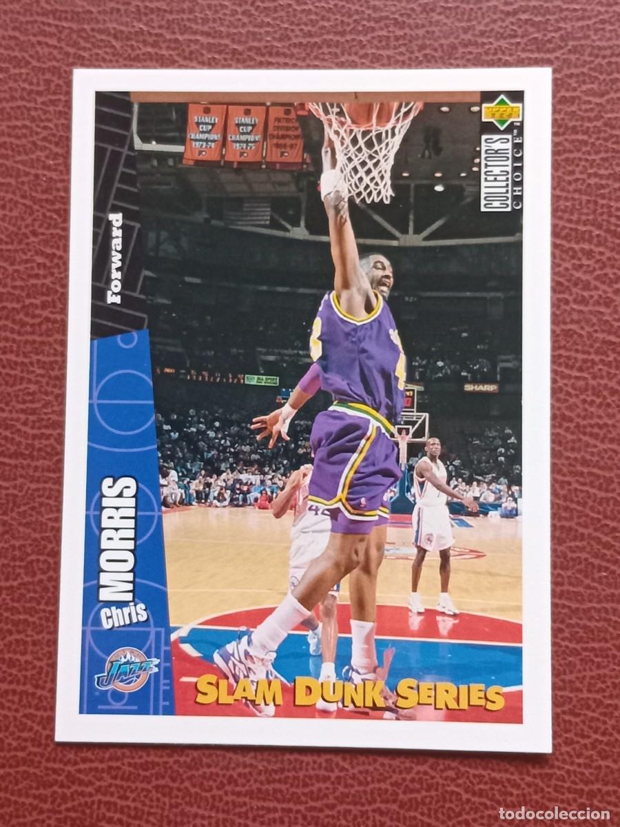 Card 34 Chris Morris Upper deck 1996-97 Slam Dunk Series