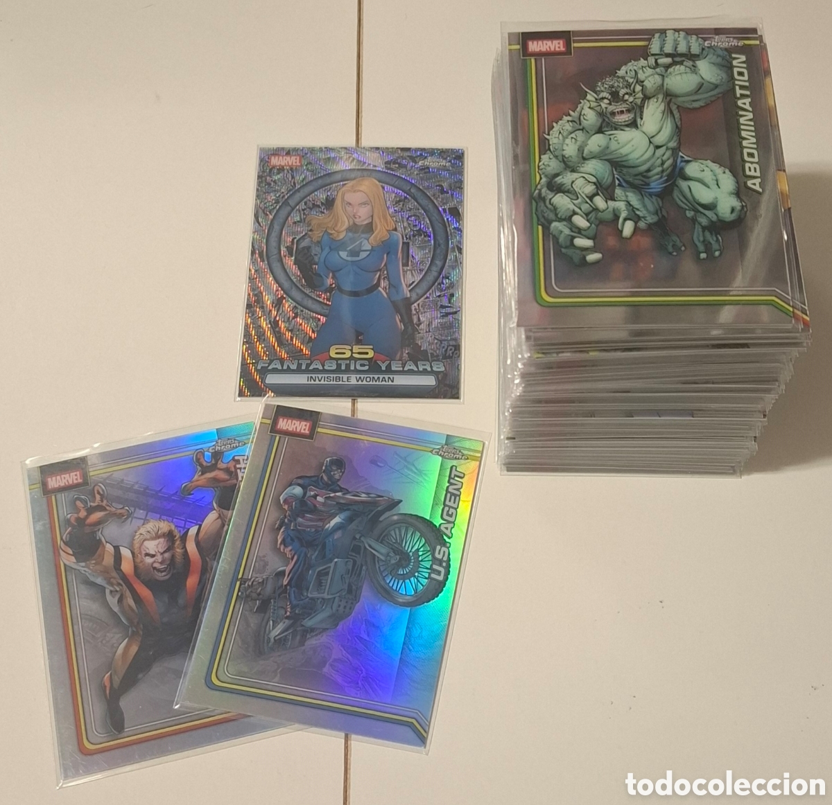 Trading cards: Topps Marvel Chrome 2026 lote 94 cards