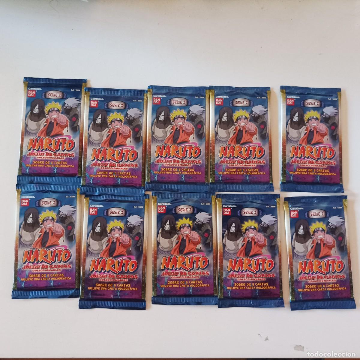 Trading cards: LOTE 10 X SOBRES SORPRESA CARTAS NARUTO ( SERIE 2) NUEVAS SIN ABRIR
