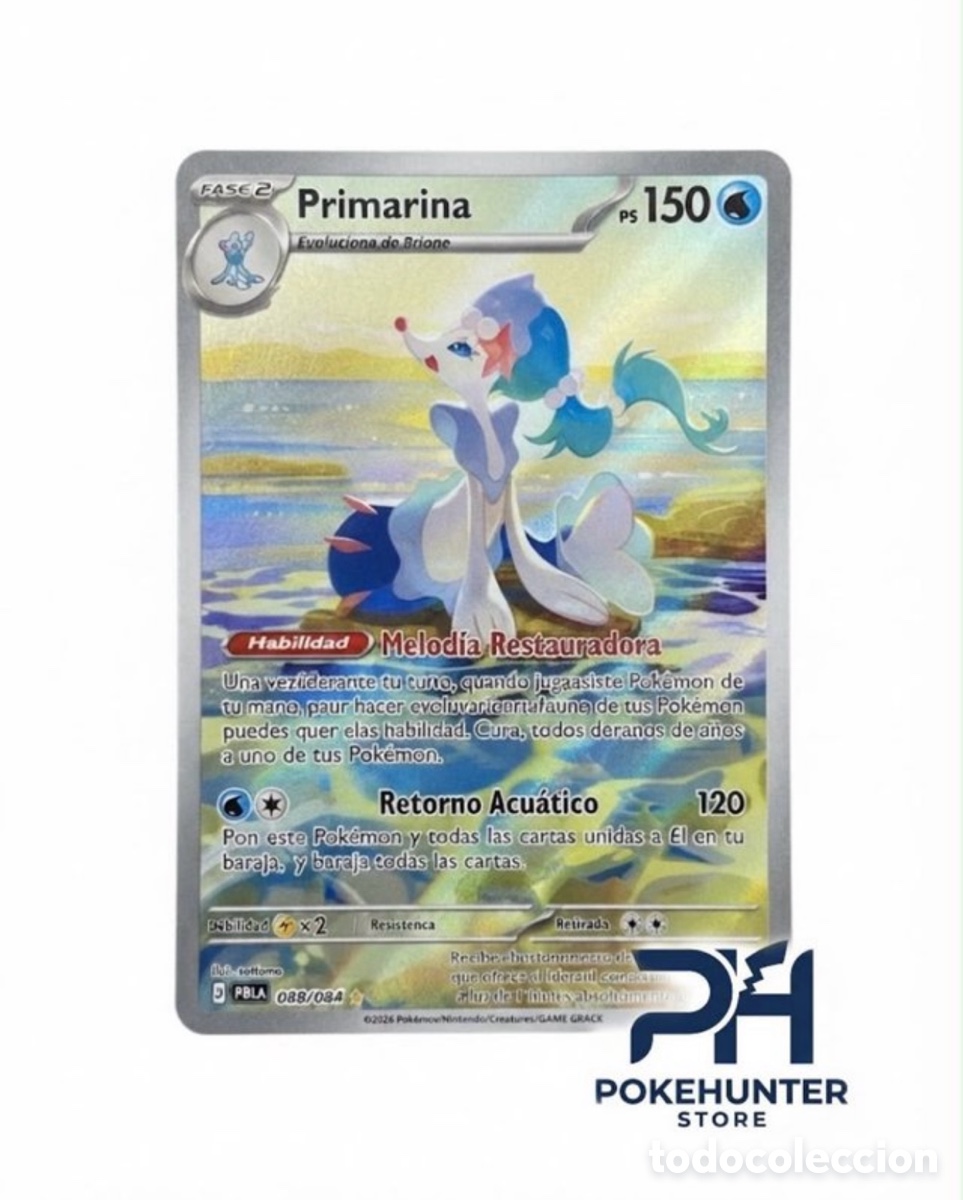 Trading cards: Carta Pok&eacute;mon Primarina AR