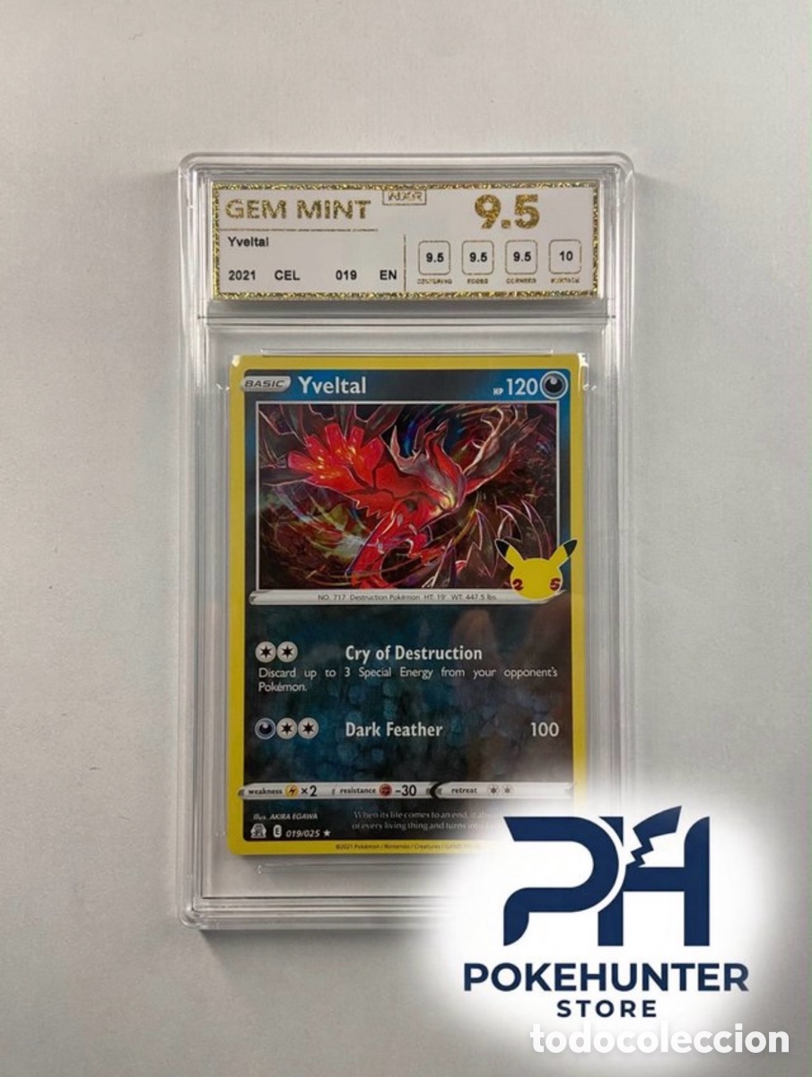 Trading cards: Carta Pok&eacute;mon Gradeada Yveltal 25th