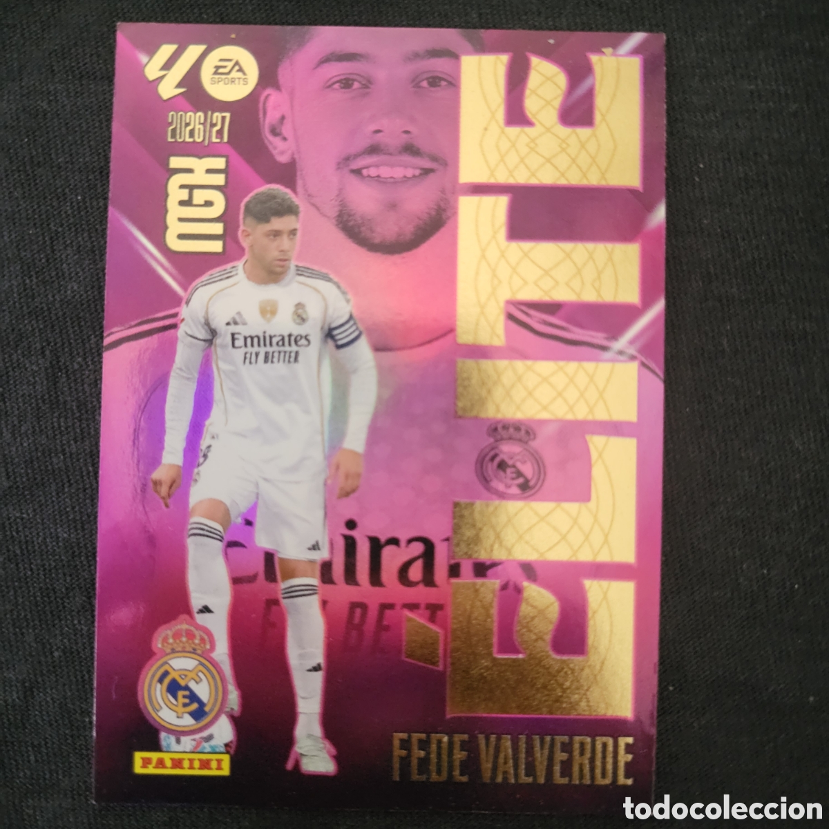 Trading cards: 5 Fede Valverde Elite / Megacracks 2026