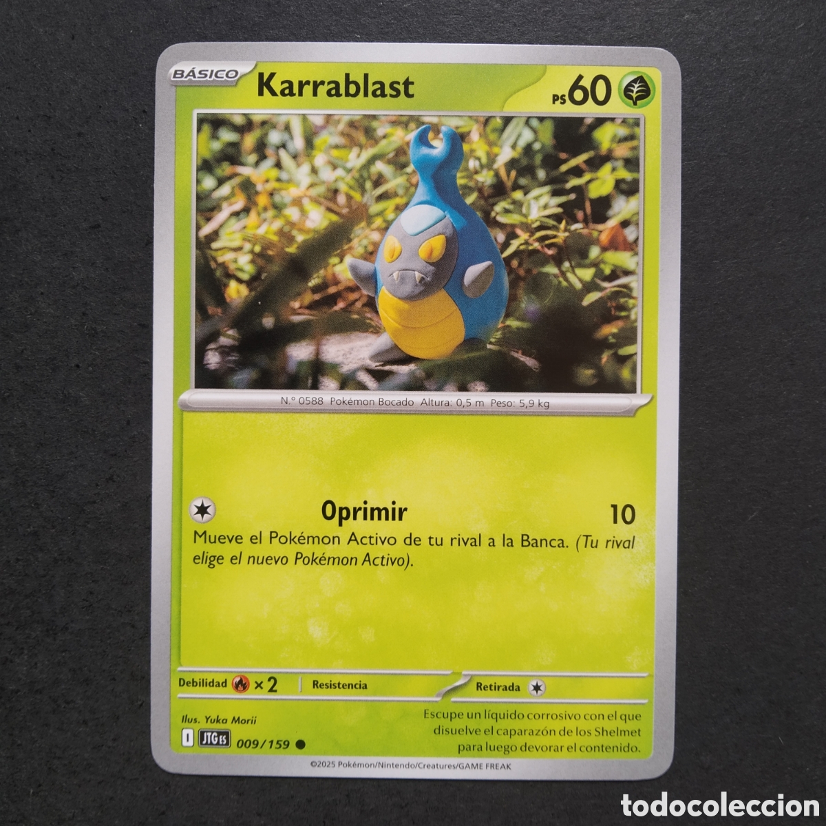 Trading cards: CARTA TCG - N&ordm; 009 - KARRABLAST - JUNTOS DE AVENTURAS - POK&Eacute;MON - EN ESPA&Ntilde;OL