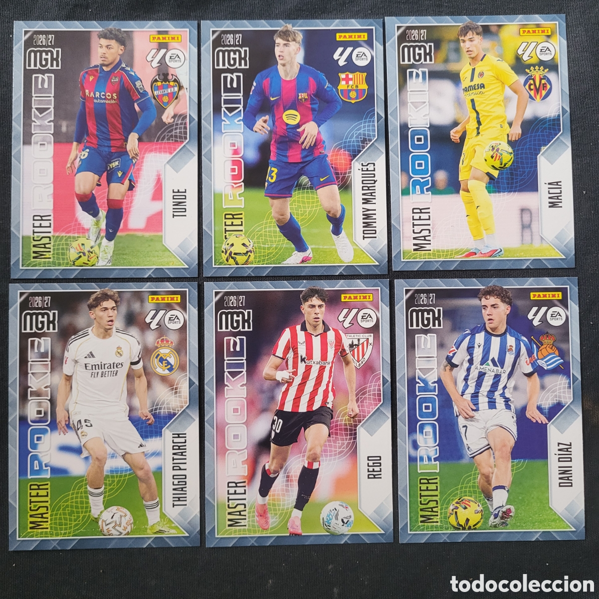 Trading cards: [LOTE] 6x Master Rookie / Megacracks 2026