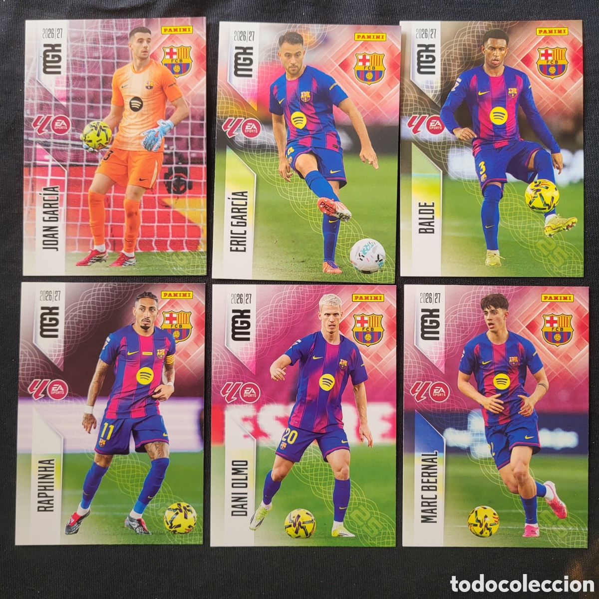 Trading cards: LOTE] 6x FC Barcelona / Megacracks 2026