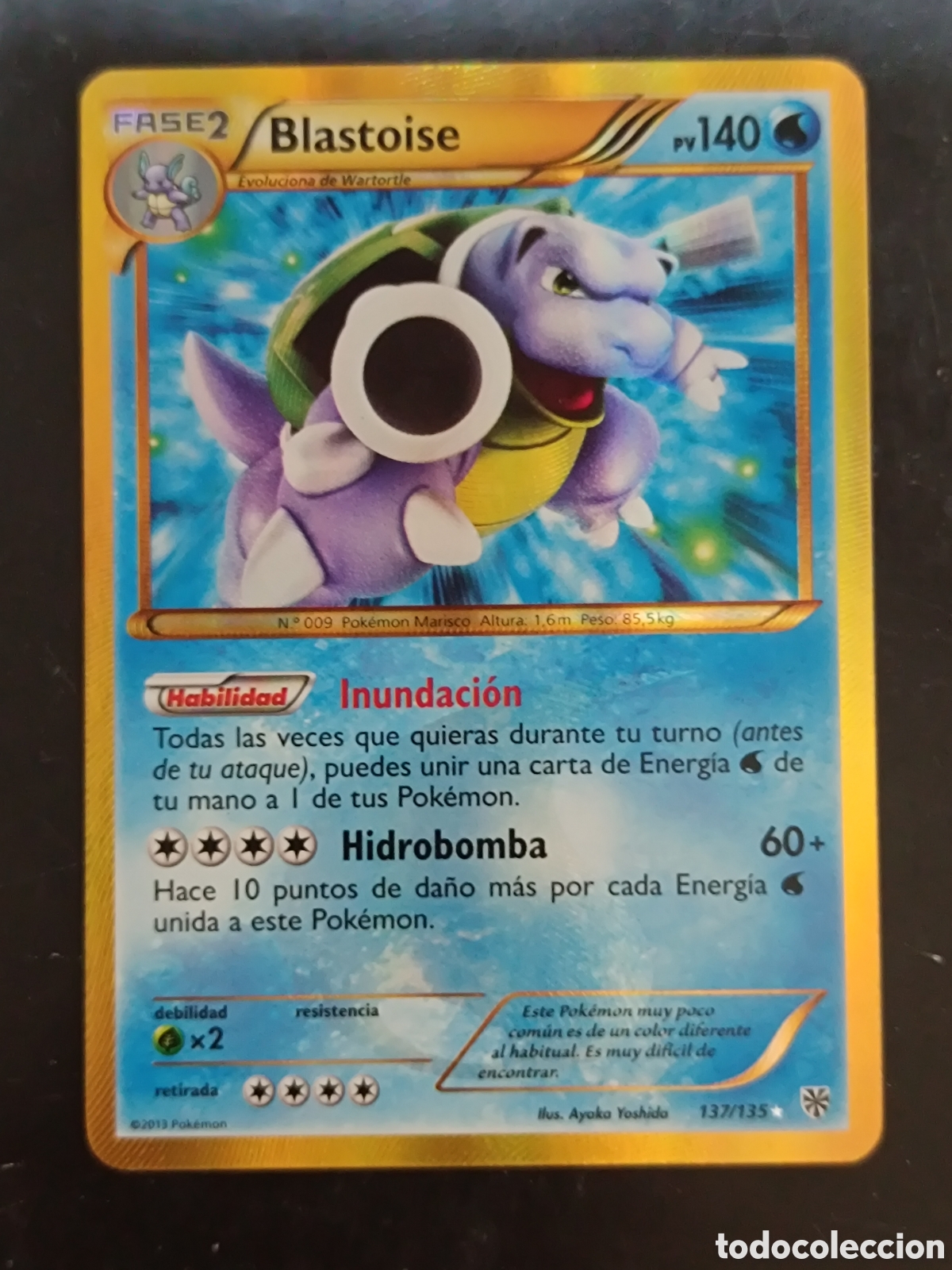 Trading cards: Pokemon Blastoise 137/135 Tormenta Plasma En Castellano