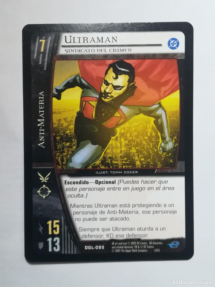 Trading cards: VS System DGL N&ordm; 095. Ultraman. Sindicato del cr&iacute;men. Anti-Materia. Green Lantern