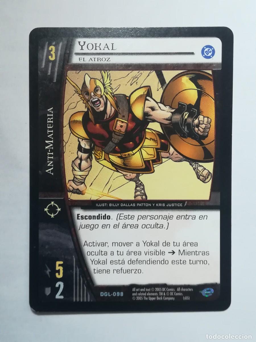 Trading cards: VS System DGL N&ordm; 098. Yokal. El Atroz. Anti-Materia. Green Lantern