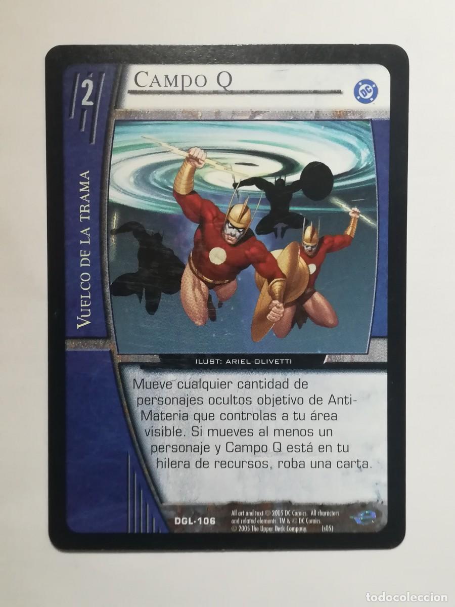 Trading cards: VS System DGL N&ordm; 106. Campo Q. Vuelco de la trama. Green Lantern