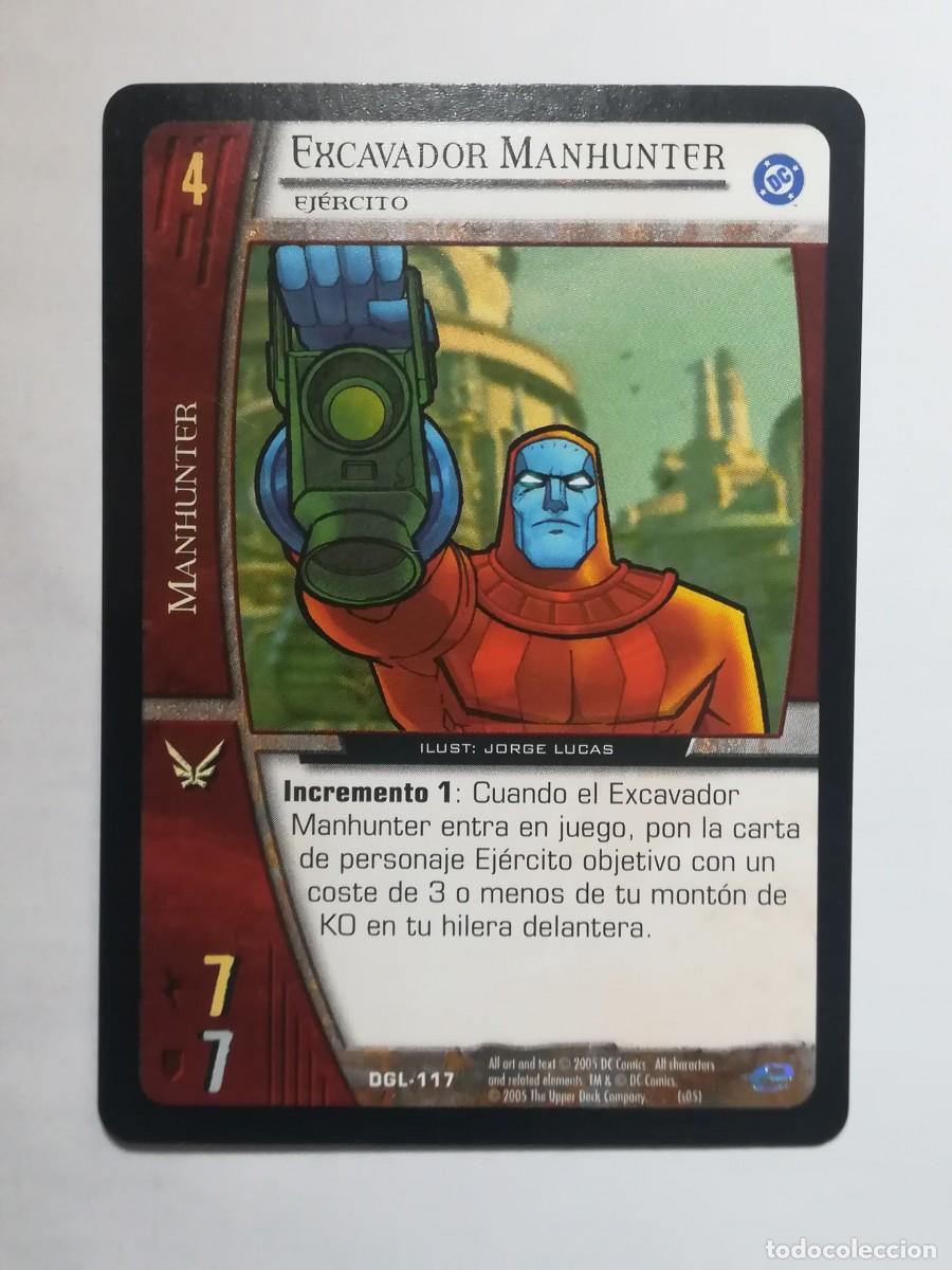 Trading cards: VS System DGL N&ordm; 117. Excavador Manhunter. Ej&eacute;rcito. Manhunter. Green Lantern