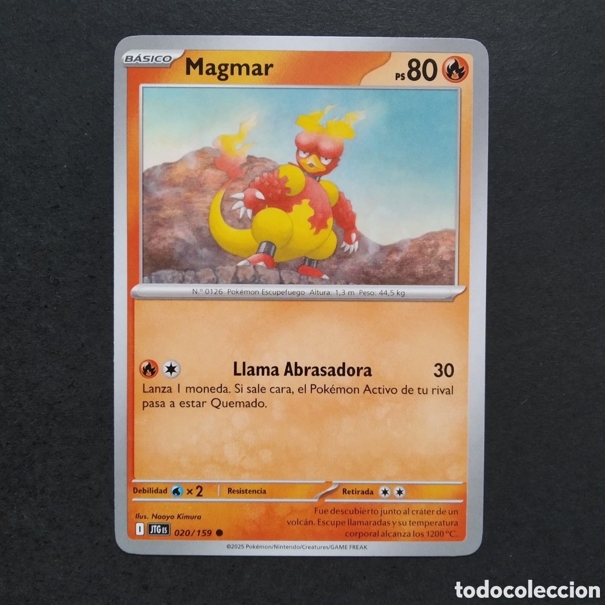 Trading cards: CARTA TCG - N&ordm; 020 - MAGMAR - JUNTOS DE AVENTURAS - POK&Eacute;MON - EN ESPA&Ntilde;OL