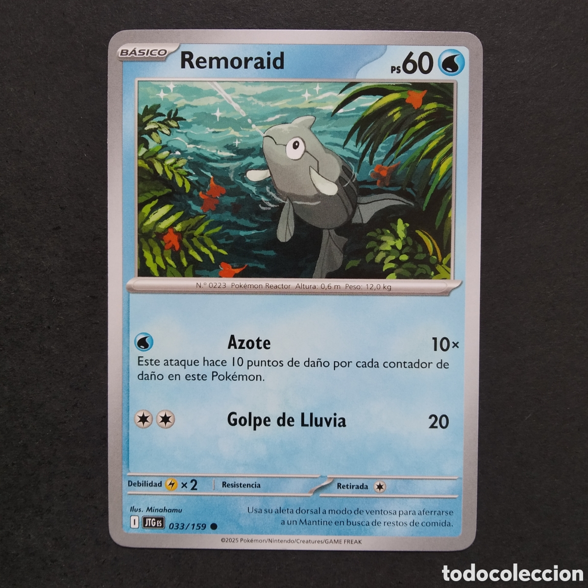 Trading cards: CARTA TCG - N&ordm; 033 - REMORAID - JUNTOS DE AVENTURAS - POK&Eacute;MON - EN ESPA&Ntilde;OL