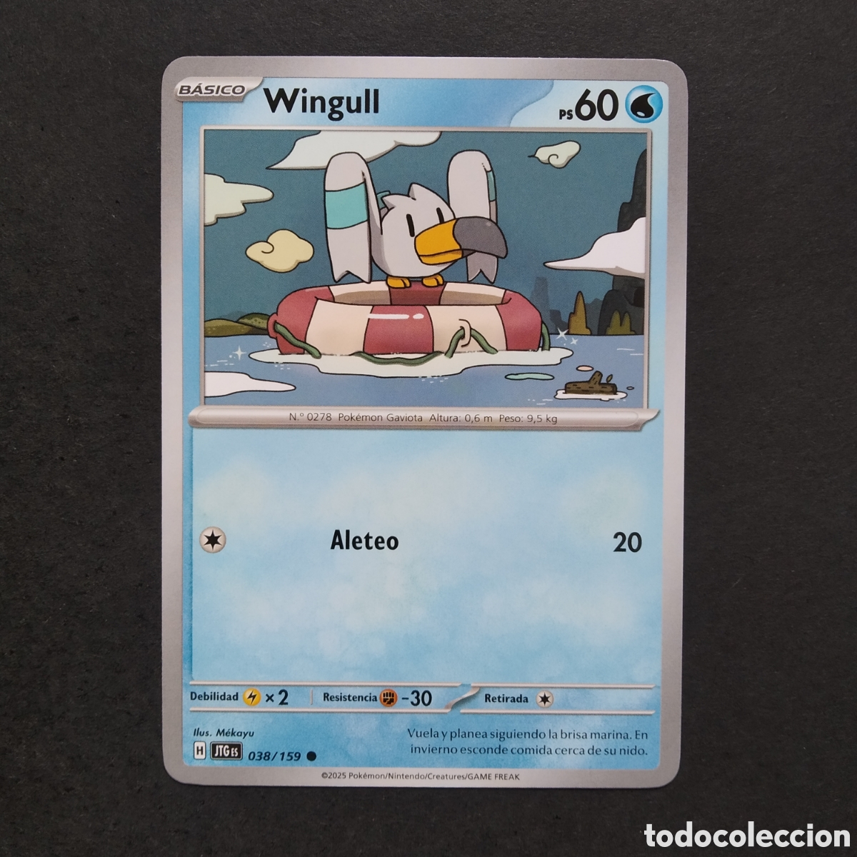 Trading cards: CARTA TCG - N&ordm; 038 - WINGULL - JUNTOS DE AVENTURAS - POK&Eacute;MON - EN ESPA&Ntilde;OL