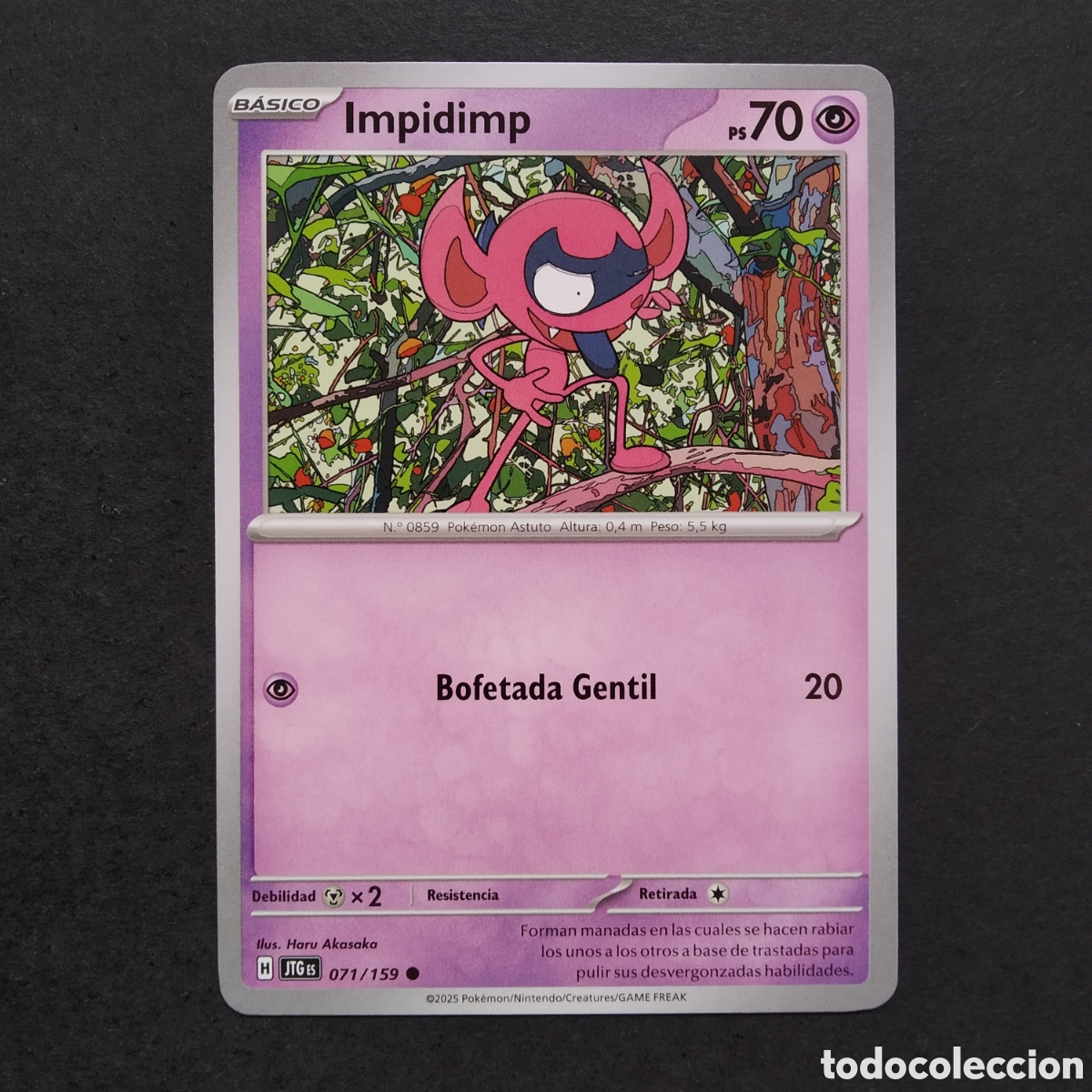 Trading cards: CARTA TCG - N&ordm; 071 - IMPIDIMP - JUNTOS DE AVENTURAS - POK&Eacute;MON - EN ESPA&Ntilde;OL