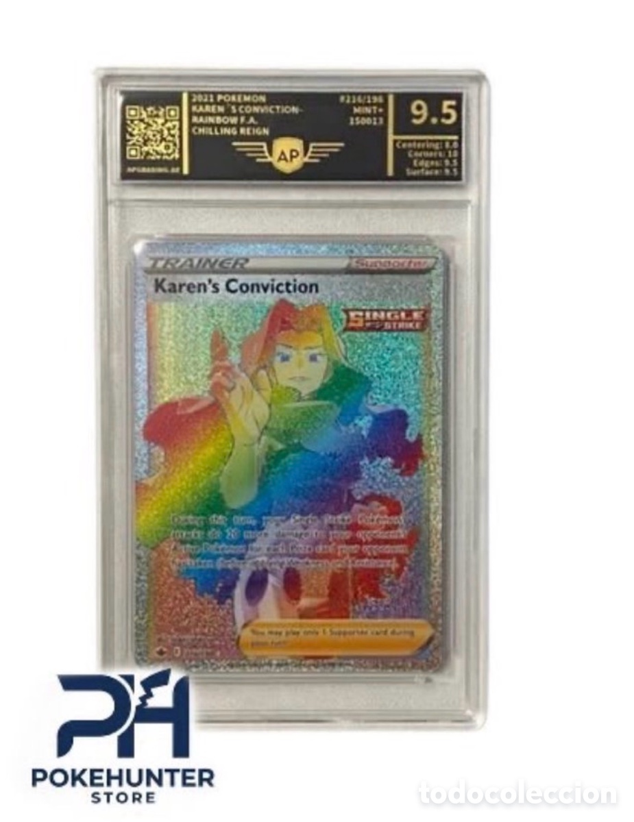 Trading cards: Carta Gradeada Pok&eacute;mon Karen's