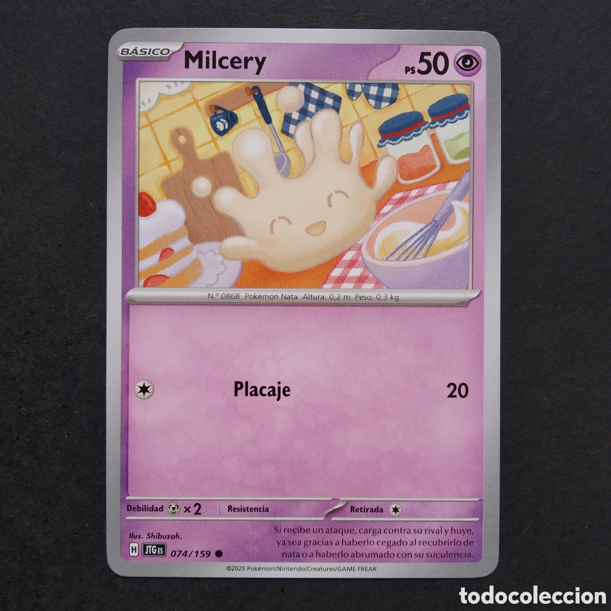 Trading cards: CARTA TCG - N&ordm; 074 - MILCERY - JUNTOS DE AVENTURAS - POK&Eacute;MON - EN ESPA&Ntilde;OL