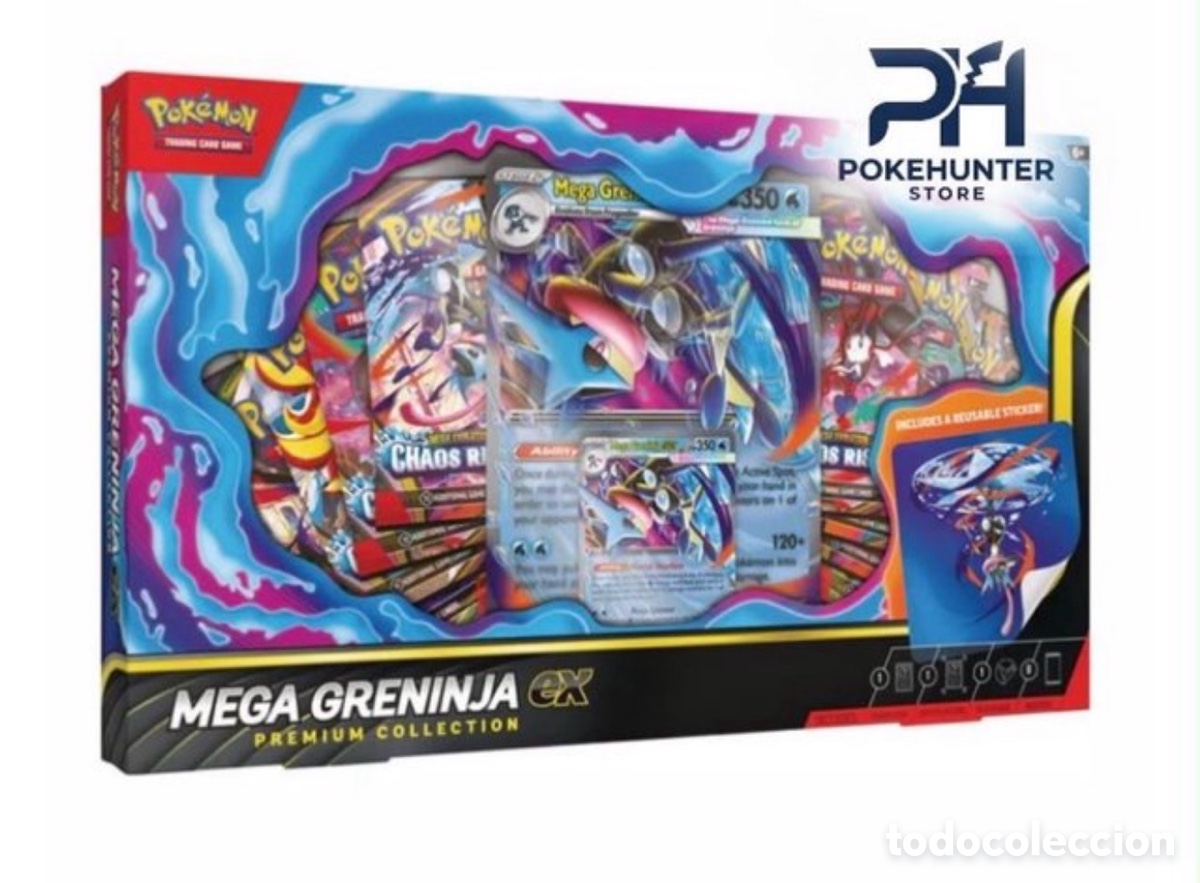 Trading cards: Colecci&oacute;n Premium Mega-Greninja EX Pok&eacute;mon