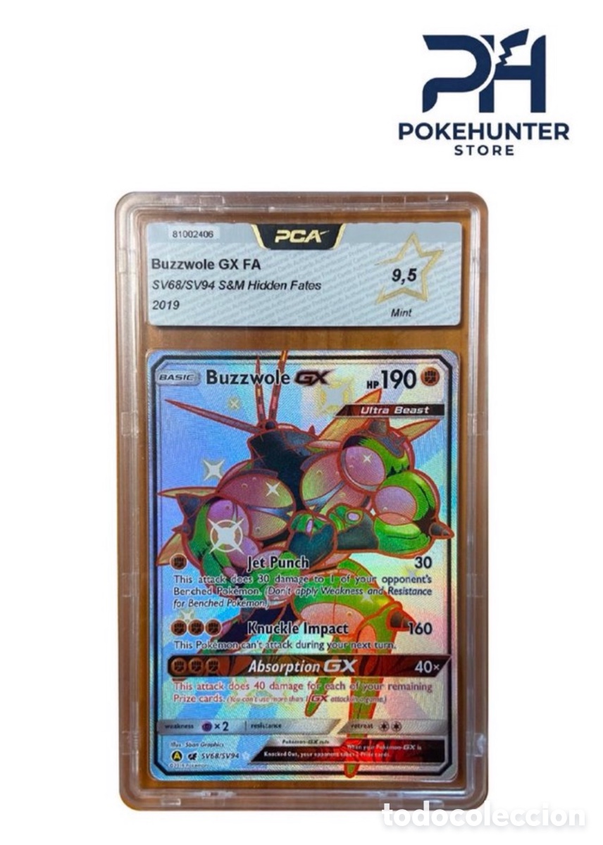 Trading cards: Carta Gradeada Pokemon Buzzwole GX FA