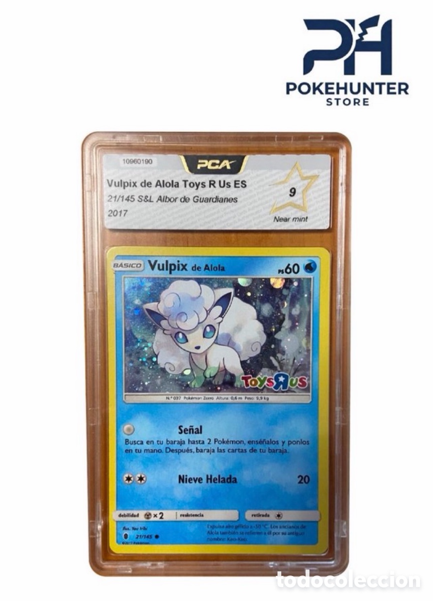 Trading cards: Carta Gradeada Pokemon Vulpix de Alola Toysrus