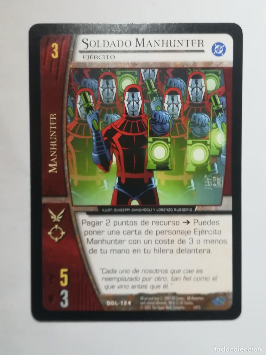 Trading cards: VS System DGL N&ordm; 124. Soldado Manhunter. Ej&eacute;rcito. Manhunter. Green Lantern - Foto 1