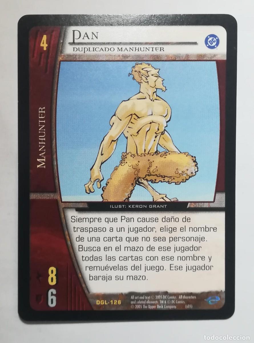 Trading cards: VS System DGL N&ordm; 126. Pan. Duplicado Manhunter. Manhunter. Green Lantern