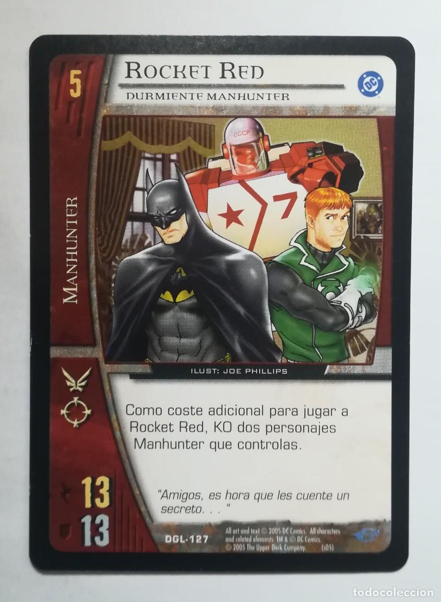 Trading cards: VS System DGL N&ordm; 127. Rocket Red. Durmiente Manhunter. Manhunter. Green Lantern - Foto 1