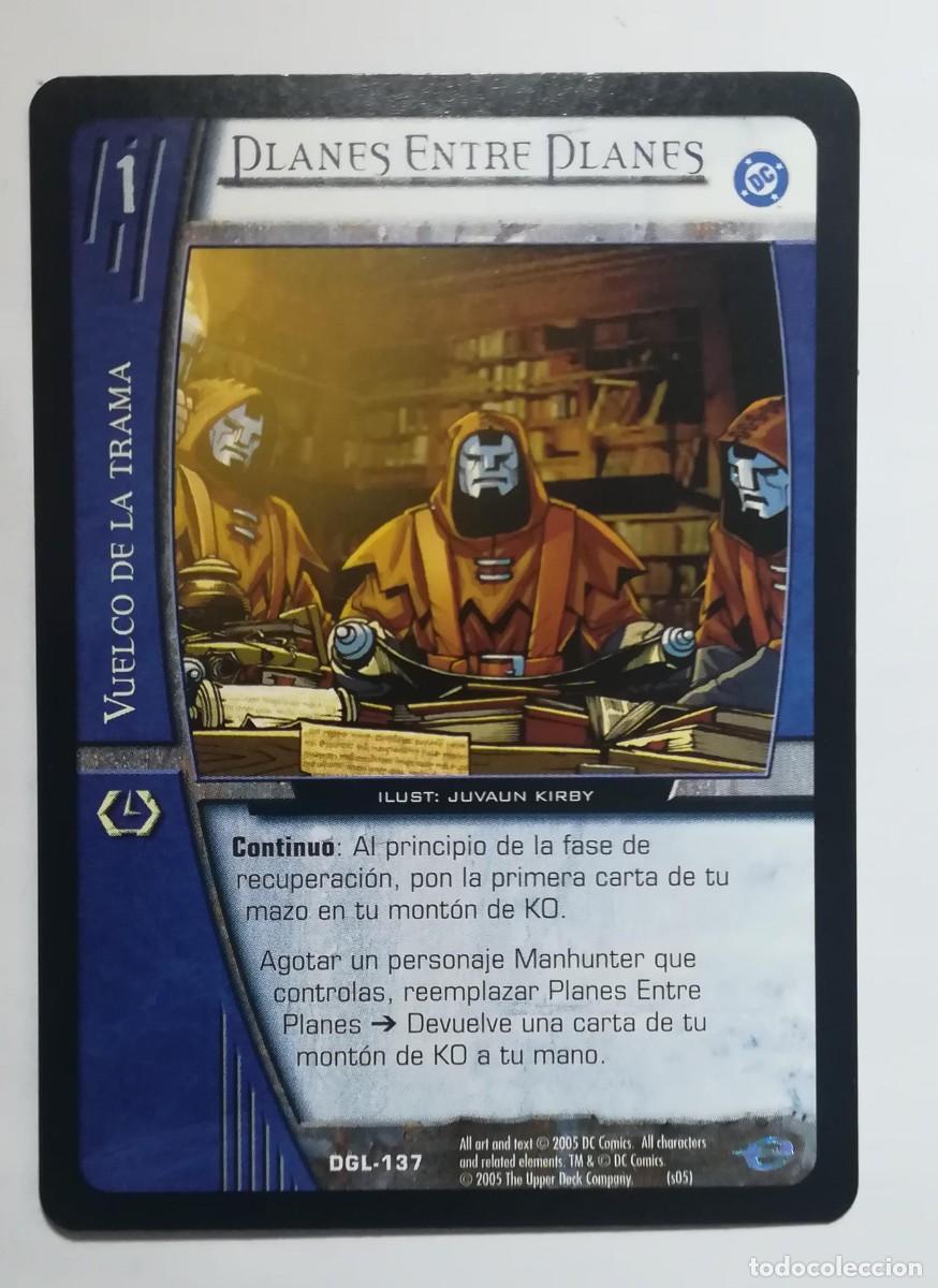 Trading cards: VS System DGL N&ordm; 137. Planes entre planes. Vuelco de la Trama. Green Lantern