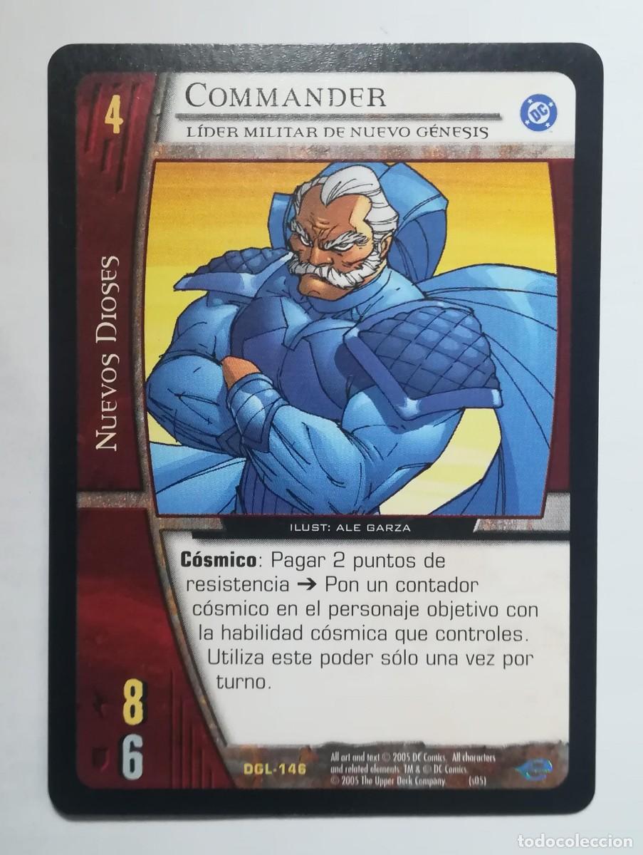 Sammelkarten: VS System DGL N&ordm; 146. Commander. L&iacute;der Militar de Nuevo G&eacute;nesis. Nuevos Dioses. Green Lantern.