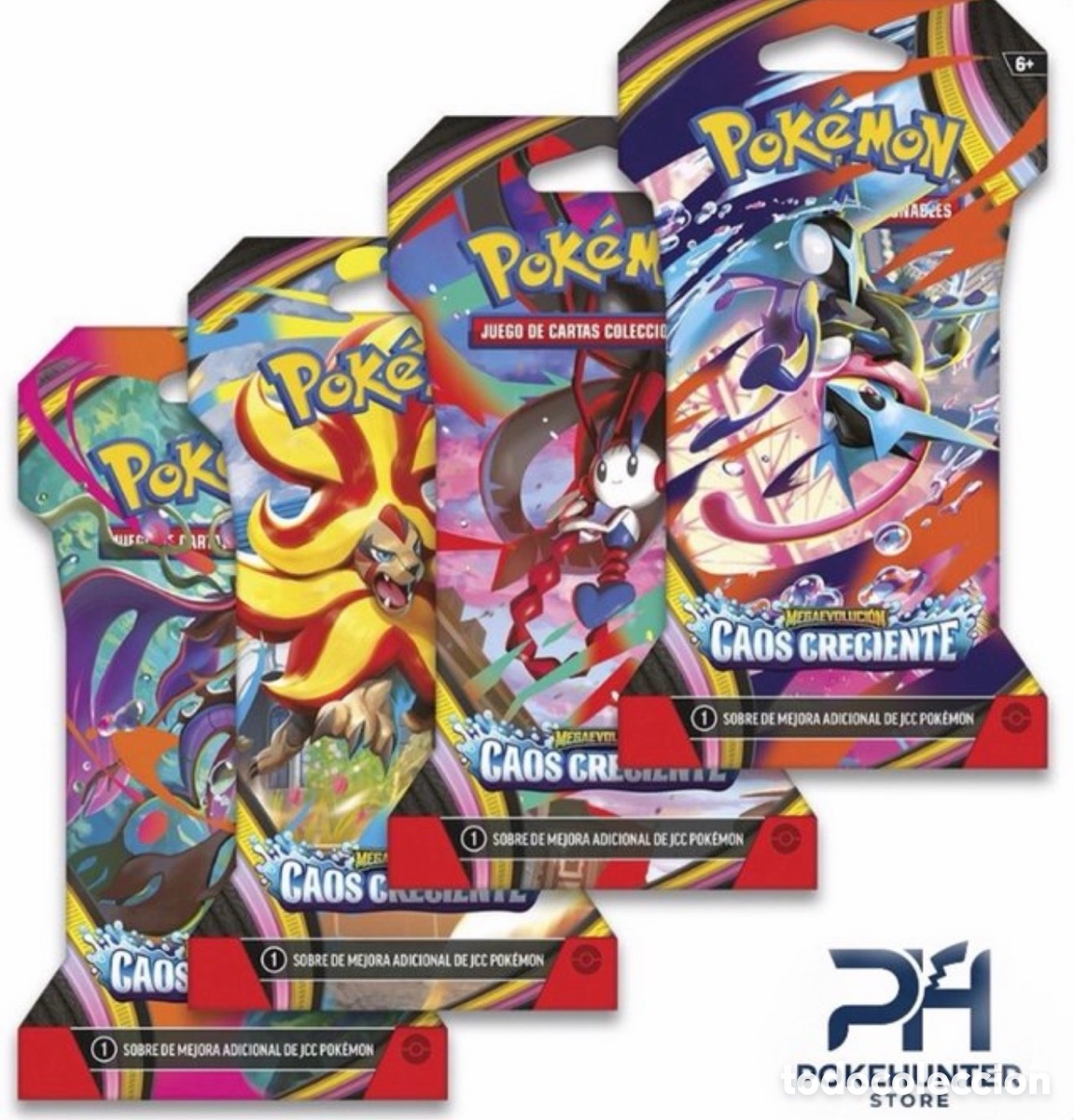 Trading cards: Pokemon TCG: Sobres Caos Creciente (Espa&ntilde;ol)