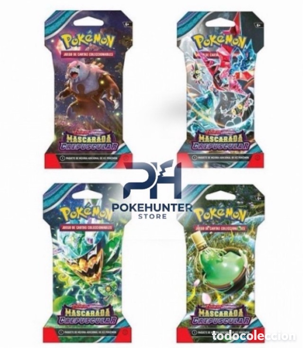 Trading cards: Sobre Enfundado Pokemon Mascarada Crepuscular