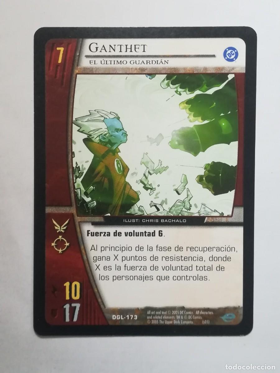 Trading cards: VS System DGL N&ordm; 173. Ganthet. El &uacute;ltimo guardi&aacute;n. Green Lantern.