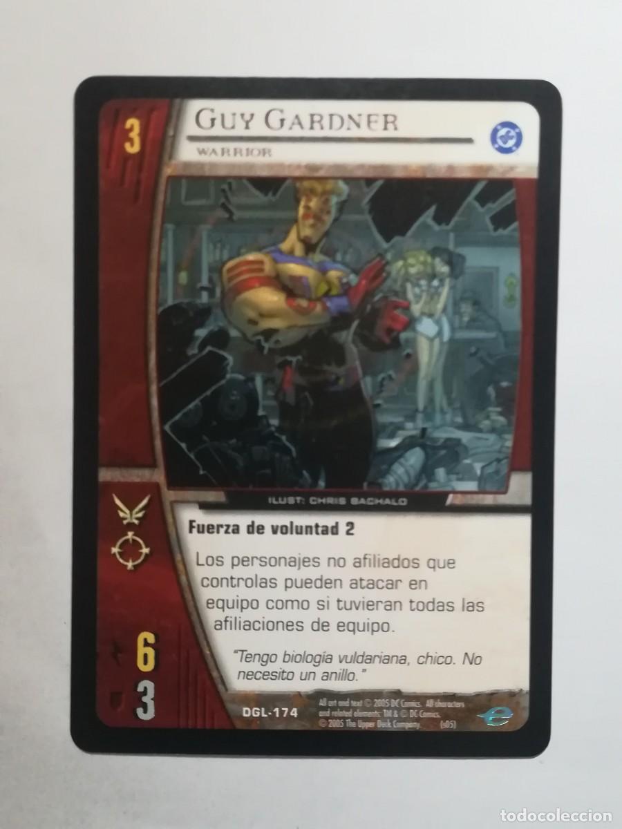 Trading cards: VS System DGL N&ordm; 174. Guy Gardner. Warrior. Green Lantern.