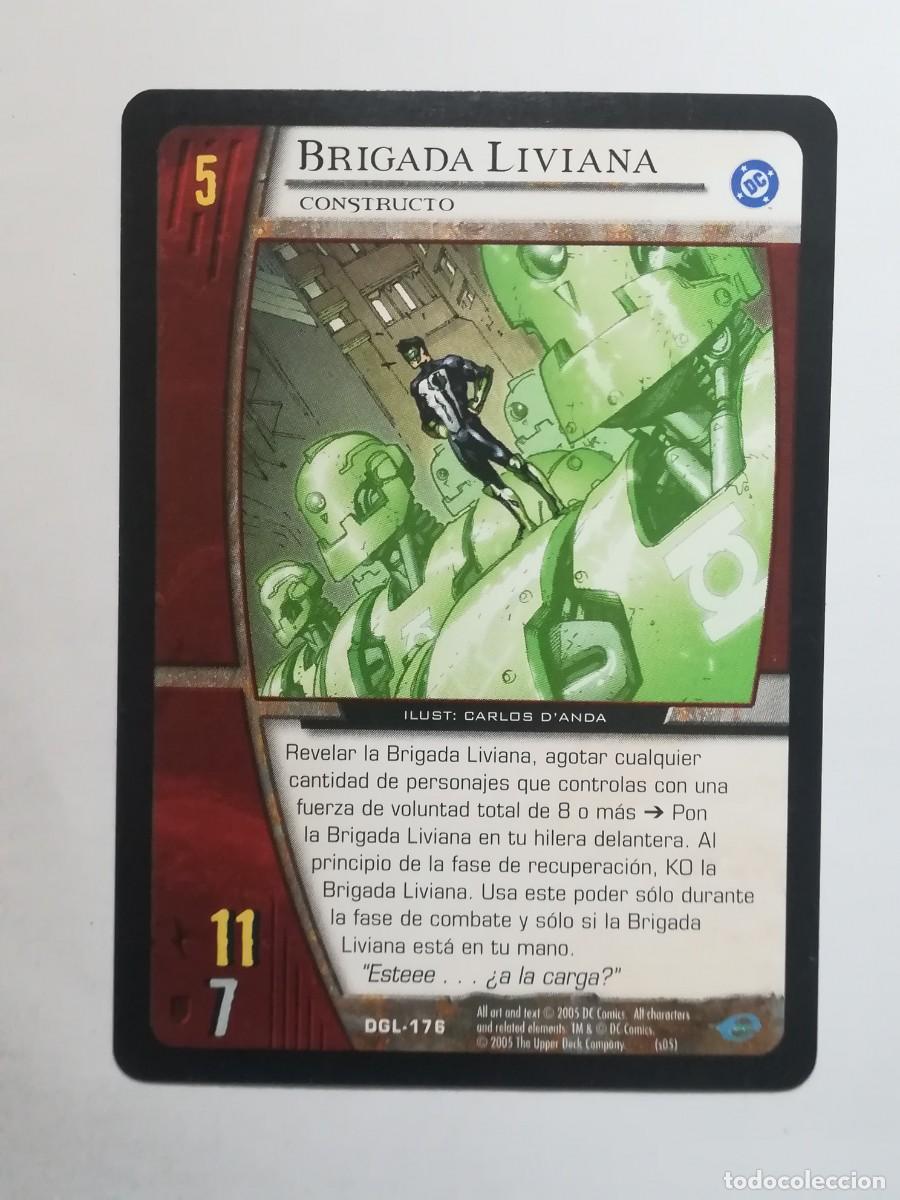Trading cards: VS System DGL N&ordm; 176. Brigada Liviana. Constructo. Green Lantern.
