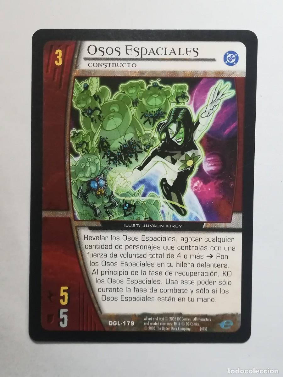 Trading cards: VS System DGL N&ordm; 179. Osos espaciales. Constructo. Green Lantern.